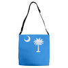 south carolina flag Adjustable Strap Totes