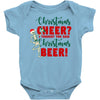christmas cheer i thought you said christmas beer Baby Bodysuit