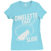 omelette that slide Ladies Fitted T-Shirt