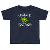 world's best sister with flowers. Toddler T-shirt
