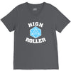high roller 20 sided die V-Neck Tee