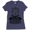 I Am Cat Actually In A Very Commited Relationship Ladies Fitted T-Shirt