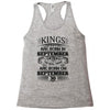 Real Kings Are Born On September 30 Racerback Tank