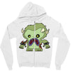 zombie monster Zipper Hoodie