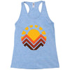 sunset mountain Racerback Tank
