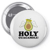Holly Guacamole Pin-back button