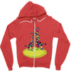 Giraffe Couple T shirts Zipper Hoodie