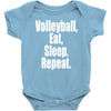 EAT, SLEEP, VOLLEYBALL, REPEAT Baby Onesie