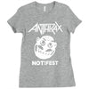 anthrax Ladies Fitted T-Shirt