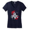 harlequin1 Women's V-Neck T-Shirt