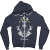 gorilla bikers Zipper Hoodie