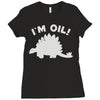 science dinosaur Ladies Fitted T-Shirt
