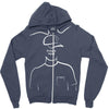 picture head Zipper Hoodie