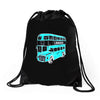 london double decker bus Drawstring Bags