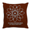 do these protons make my mass look big Throw Pillow