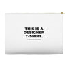 This is a Designer T-Shirt Accessory Pouches