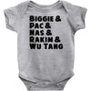 real hip hop heads Baby Bodysuit