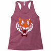 tiger bow tie Racerback Tank
