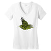 rigeon playing Women's V-Neck T-Shirt