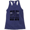 Back Off Crazy Momma Afraid To Use Her Racerback Tank