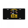 training to be gym master License Plate