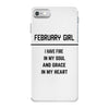 February Girl iPhone 7 Case