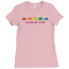 funny retro space invaders 'class of 1978' Ladies Fitted T-Shirt