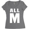 All M Women's Triblend Scoop T-shirt