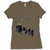 project bff Ladies Fitted T-Shirt