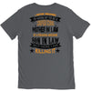 Super Cool Mother In Law Of A Freaking Awesome Son In Law V-Neck Tee