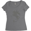 think big Women's Triblend Scoop T-shirt