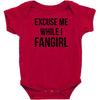 excuse me while i fangirl Baby Bodysuit