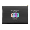 peeps bunnies Accessory Pouches
