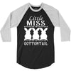 little miss cottontail cute bunny easter 3/4 Sleeve Shirt