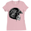 hi girl... ride with me! Ladies Fitted T-Shirt