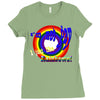 i am not gay, i just like rainbows Ladies Fitted T-Shirt
