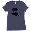 rat funny geek nerd scientific experiments are fun Ladies Fitted T-Shirt