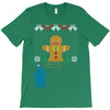 cookie monster gingerbread man ugly christmas sweater T-Shirt