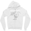 i don't i couldn't give a rats Zipper Hoodie