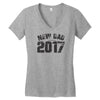 new dad Women's V-Neck T-Shirt