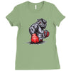 mma bulldog final Ladies Fitted T-Shirt