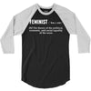 Feminist Noun 3/4 Sleeve Shirt