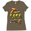 wenn papa Ladies Fitted T-Shirt