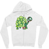 tortue nazie zombie Zipper Hoodie