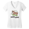 hard corg Women's V-Neck T-Shirt