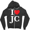 i love jesus christ Zipper Hoodie
