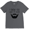 i know you want my beard V-Neck Tee