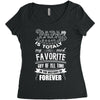 My Papa is Totally My Most Favorite Guy Of All Time Women's Triblend Scoop T-shirt