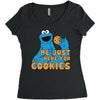 Me Just Here Fore The Cookies Women's Triblend Scoop T-shirt