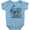 Family Trip To Moon Baby Onesie